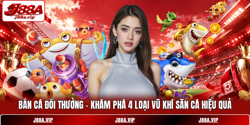 Bắn Cá Đổi Thưởng - Khám Phá 4 Loại Vũ Khí Săn Cá Hiệu Quả