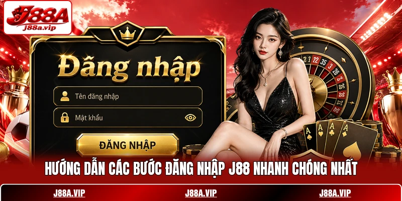 Hướng dẫn các bước đăng nhập J88 nhanh chóng nhất