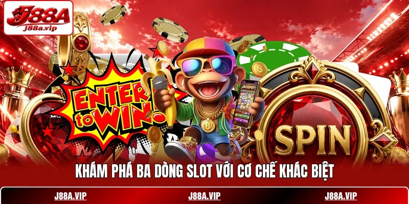 Khám phá ba dòng slot với cơ chế khác biệt