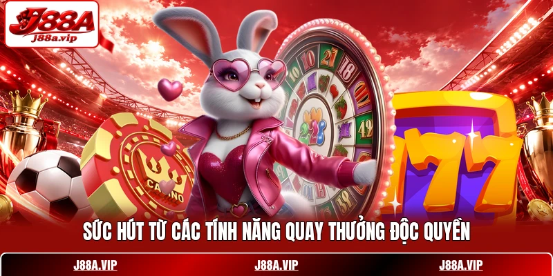 Sức hút từ các tính năng quay thưởng độc quyền