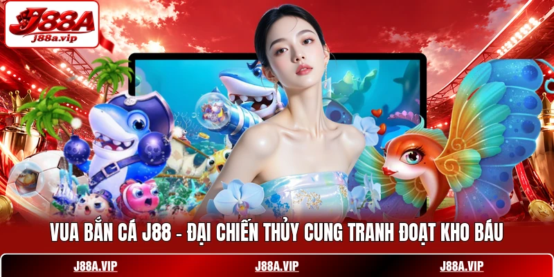 Vua Bắn Cá J88 - Đại Chiến Thủy Cung Tranh Đoạt Kho Báu